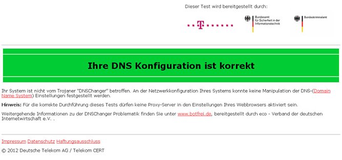 Kontrolle DNS (Foto: Karl-Heinz Herrmann) Kontrolle DNS (Foto: Karl-Heinz Herrmann)