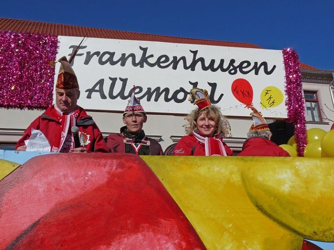 Narren in Bad Frankenhausen (Foto: Karl-Heinz Herrmann)