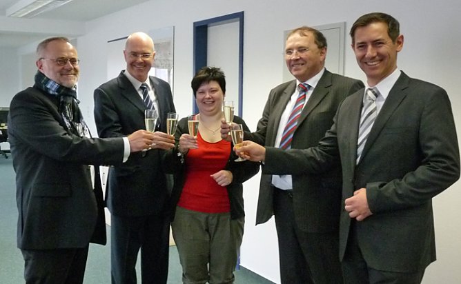 Zu Besuch bei Firma on-geo (Foto: Karl-Heinz Herrmann)