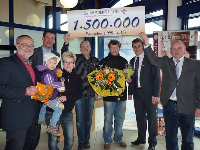 Der 1.500.000. Besucher (Foto: Karl-Heinz Herrmann)