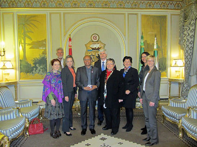 Pr&auml;sident der Republik Tunesien Herrn Moncef Marzouki (Foto: Wahlkreisb&uuml;ro Selle)