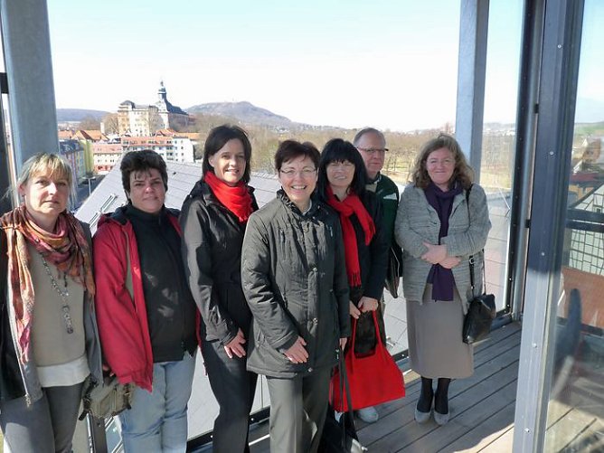 Entstehendes B&uuml;rgerzentrum besucht (Foto: Karl-Heinz Herrmann)