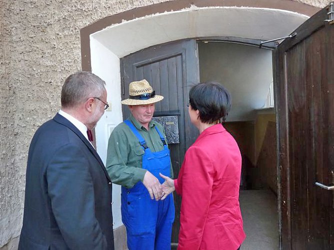 Mehr als nur Besuch (Foto: Karl-Heinz Herrmann)