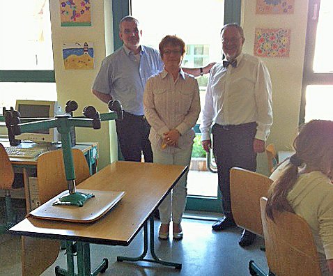 Landeselternsprecher zu Besuch (Foto: Landratsamt Kyffh&auml;userkreis)