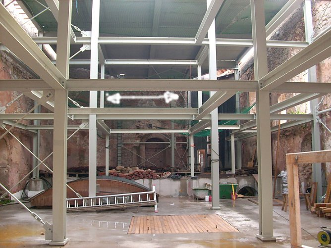 Stand Bau Cruciskirche Sondershausen (Foto: Karl-Heinz Herrmann)