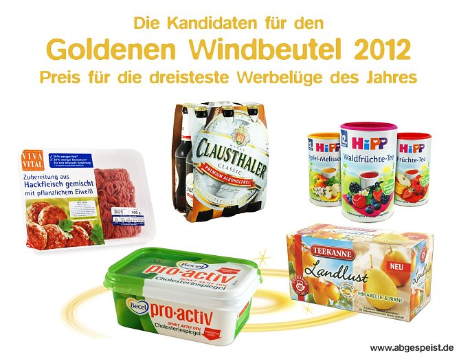 Dir fünf Kandidaten (Foto: foodwatch) Dir fünf Kandidaten (Foto: foodwatch)