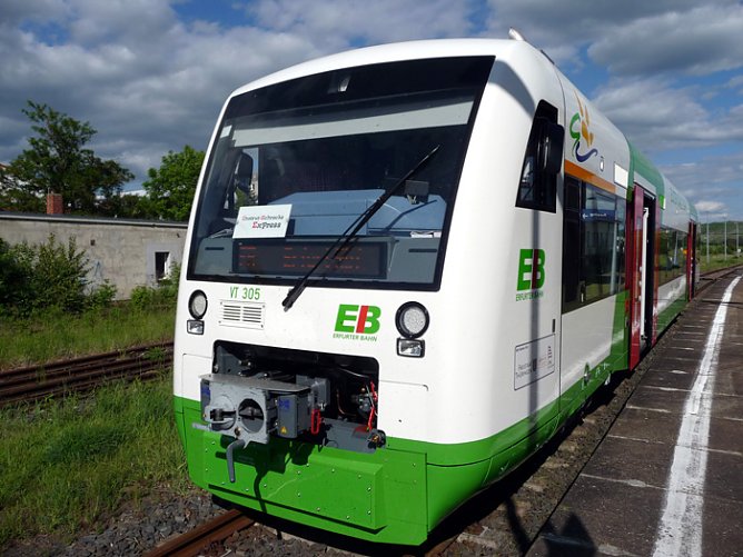 Fahrt ins Unstruttal (Foto: IG Unstrutbahn e. V. ) Fahrt ins Unstruttal (Foto: IG Unstrutbahn e. V. )