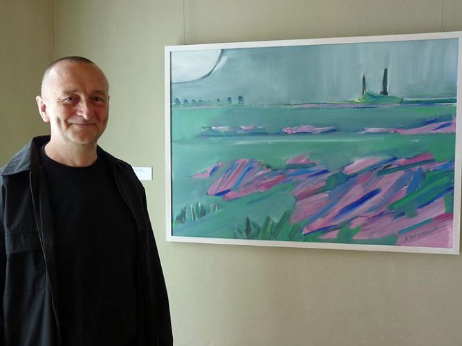 "Malerei - Aquarelle - Zeichnungen" (Foto: Karl-Heinz Herrmann)