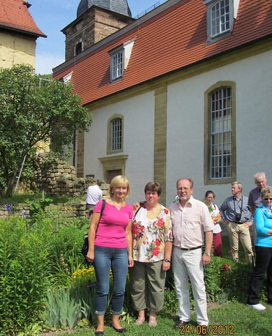 Nicht nur planen, auch sehen (Foto: Wahlkreisb&uuml;ro Holbe)