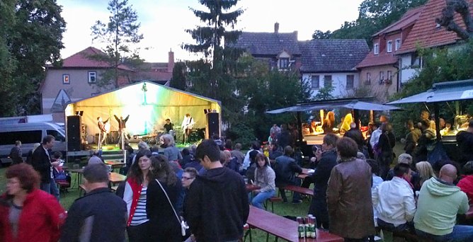 Abendliches Turmfest (Foto: Stadt Bad Frankenhausen)