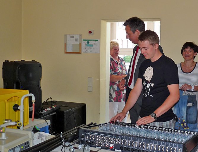 Für guten Sound (Foto: Karl-Heinz Herrmann) Für guten Sound (Foto: Karl-Heinz Herrmann)