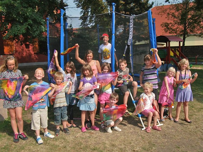 Kleine K&uuml;nstler im DOMizil kreativ (Foto: Domizil Bad Frankenhausen)