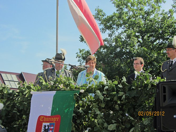 Schützenfest in Oldisleben (Foto: Wahlkreisbüro Gudrun Holbe) Schützenfest in Oldisleben (Foto: Wahlkreisbüro Gudrun Holbe)