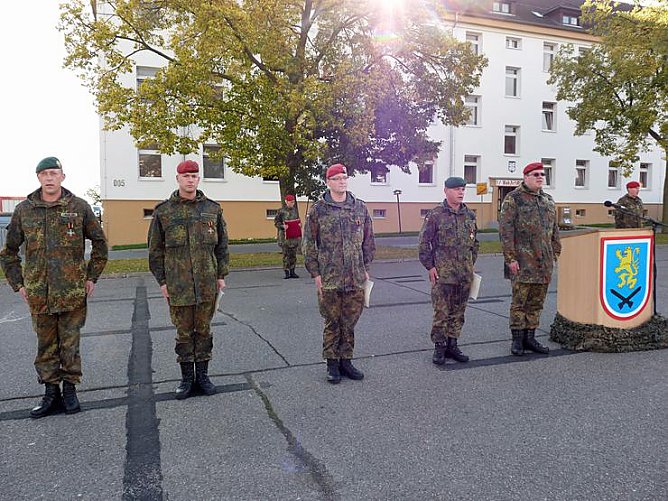 Der besondere Quartalsappell (Foto: Karl-Heinz Herrmann) Der besondere Quartalsappell (Foto: Karl-Heinz Herrmann)