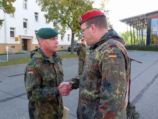 Der besondere Quartalsappell (Foto: Karl-Heinz Herrmann) Der besondere Quartalsappell (Foto: Karl-Heinz Herrmann)