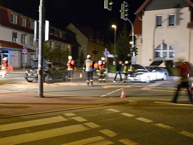 Verkehrsunfall in Sondershausen (Foto: privat)