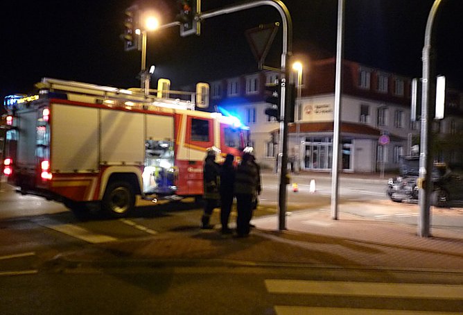 Verkehrsunfall in Sondershausen (Foto: privat)