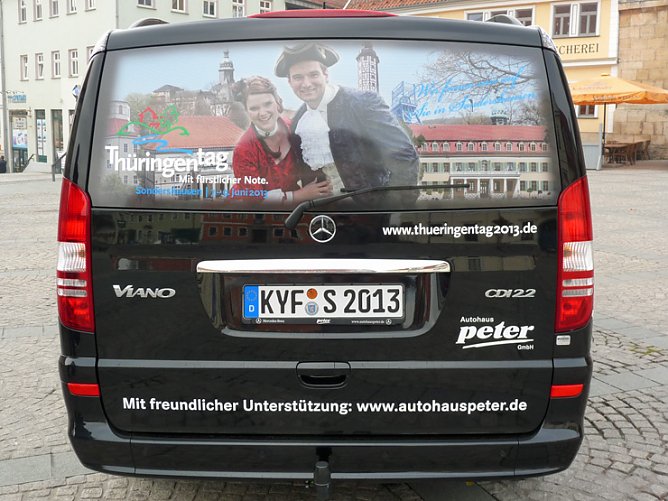 Fahrend werben (Foto: Karl-Heinz Herrmann) Fahrend werben (Foto: Karl-Heinz Herrmann)