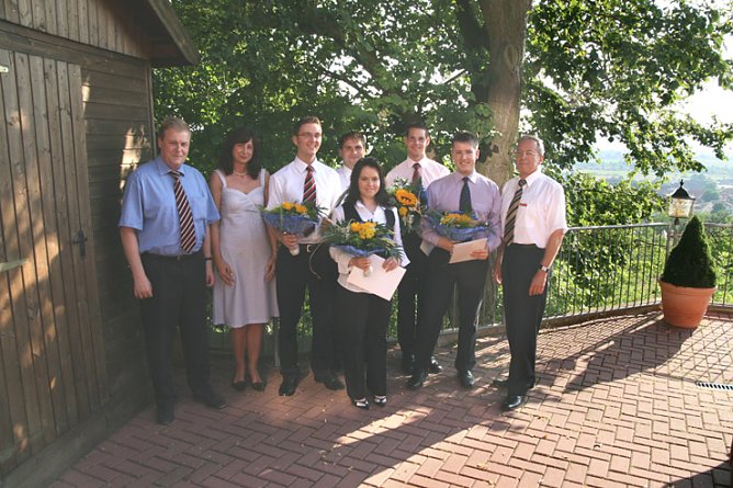 Azubis bei Kyffh&auml;usersparkasse fertig (Foto: Archiv Kyffh&auml;usersparkasse)