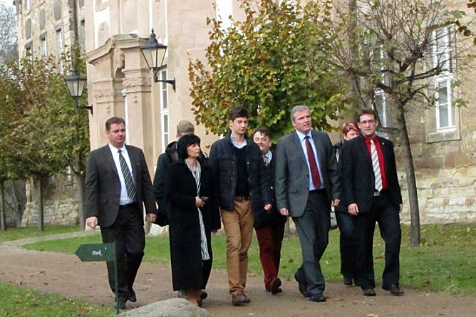 Zu Besuch in Ro&szlig;leben (Foto: Karl-Heinz Herrmann)