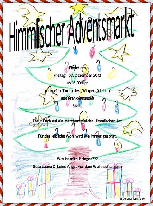 Weihnachtsmarkt (Foto: Wipperg&auml;rtchen Bad Frankenhausen)