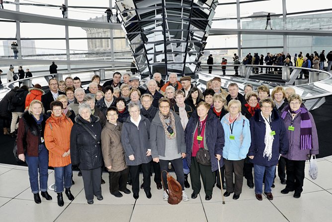 Besuchergruppe in Berlin (Foto: Wahlkreisb&uuml;ro Kersten Steinke)