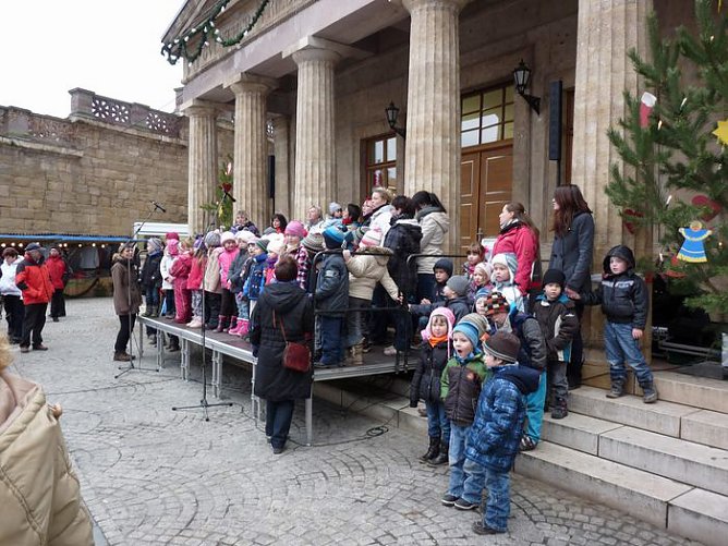 Weihnachtsmarkt er&ouml;ffnet (Foto: Karl-Heinz Herrmann)