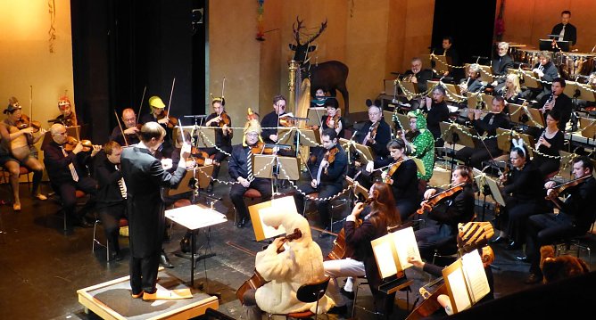 N&auml;rrisches Konzert (Foto: B. Susemihl)