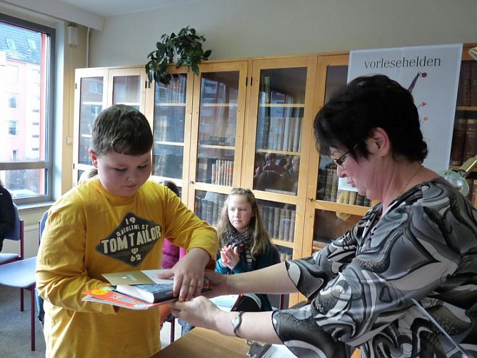 Vorleseheldinnen im Stechen (Foto: Karl-Heinz Herrmann)