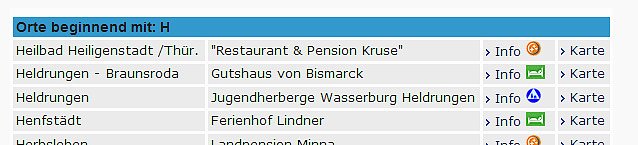 &Uuml;bernachtungsm&ouml;glichkeiten (Foto: Karl-Heinz Herrmann)