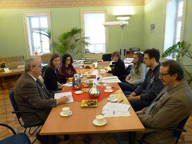 Studentinnen aus Frankreich (Foto: Landratsamt Kyffh&auml;userkreis)