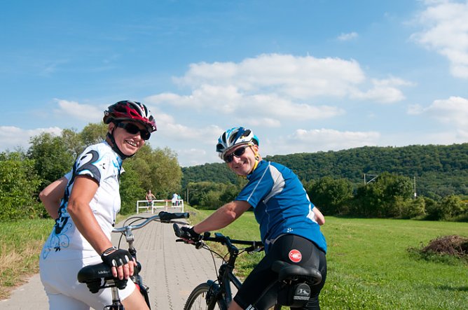 Radeln an der Unstrut (Foto: Landratsamt Kyffh&auml;userkreis)
