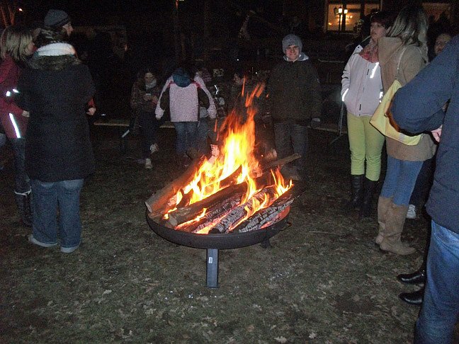 Das kleinste Osterfeuer der Welt (Foto: Domizil Bad Frankenhausen) Das kleinste Osterfeuer der Welt (Foto: Domizil Bad Frankenhausen)