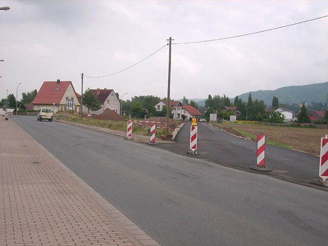 Neue Verkehrsf&uuml;hrung Nordh&auml;userstra&szlig;e - Schachtstra&szlig;e (Foto: Karl-Heinz Herrmann)