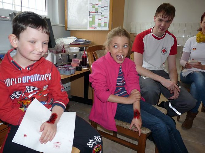 Mimengruppe aktiv (Foto: kn/DRK)