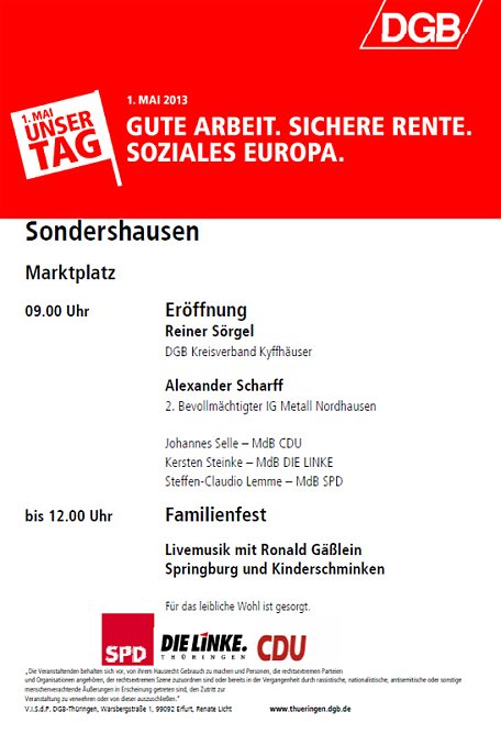 Maifeier (Foto: DGB)