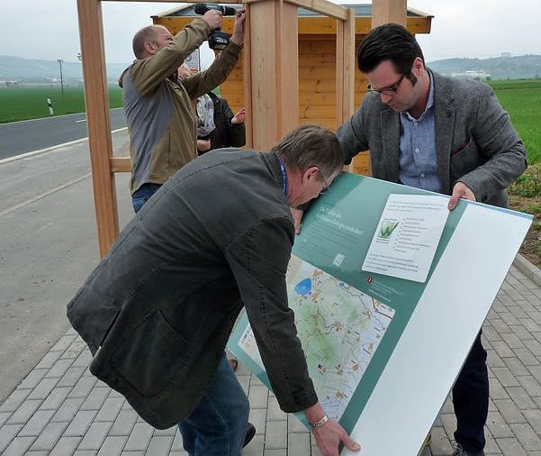 Neuer Info-Point (Foto: Karl-Heinz Herrmann)