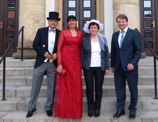 Im passenden Outfit (Foto: B. Susemihl)