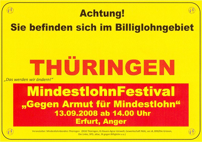 Mindestlohn  (Foto: Flyer SPD)