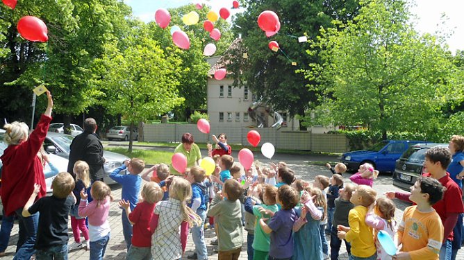 Nicht ins Wasser gefallen (Foto: Kindervilla Bad Frankenhausen) Nicht ins Wasser gefallen (Foto: Kindervilla Bad Frankenhausen)