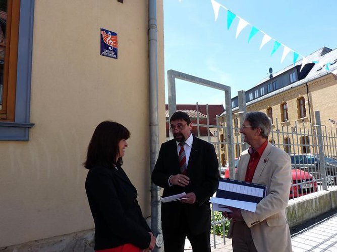 Straße der Musik (Foto: Karl-Heinz Herrmann) Straße der Musik (Foto: Karl-Heinz Herrmann)