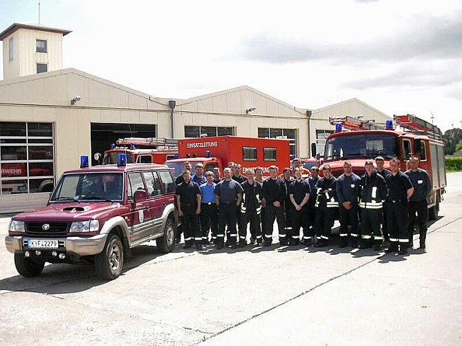 Landesregierung dankt Fluthelfern. (Foto: G&uuml;nter Herting)