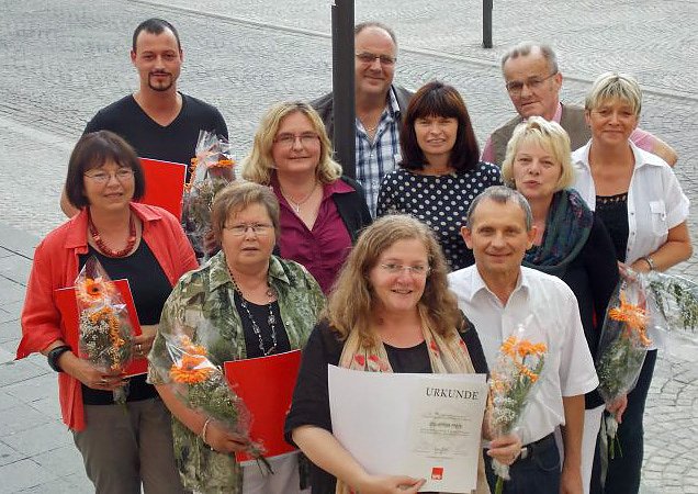 Mitglieder geehrt (Foto: SPD Ortsverein Sondershausen) Mitglieder geehrt (Foto: SPD Ortsverein Sondershausen)