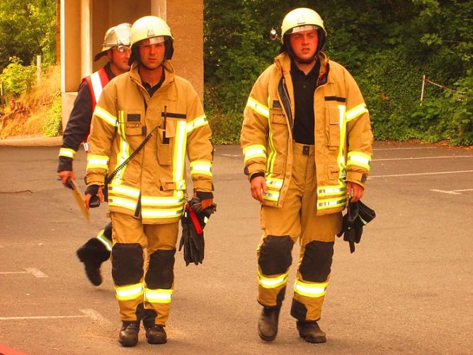 Beim Großeinsatz dabei (Foto: Günter Herting) Beim Großeinsatz dabei (Foto: Günter Herting)