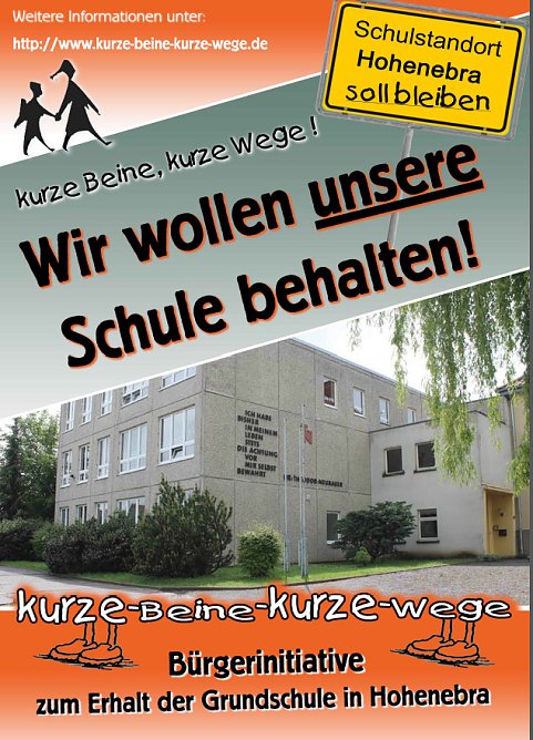 Dank gesagt. (Foto: B&uuml;rgerinitiative Hohenebra)