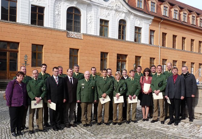 Bef&ouml;rderung bei der Polizei (Foto: Karl-Heinz Herrmann)
