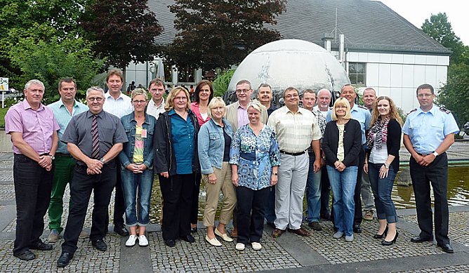 Schulung Katastrophenschutz-Stab in Ahrweiler (Foto: Landratsamt Kyffhäuserkreis) Schulung Katastrophenschutz-Stab in Ahrweiler (Foto: Landratsamt Kyffhäuserkreis)