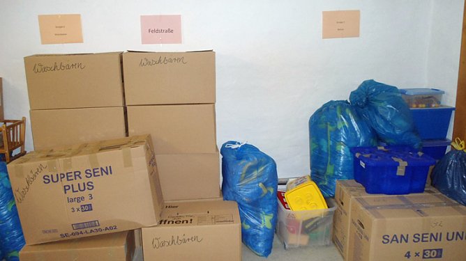 Zeitweiliger Umzug (Foto: Kindervilla Bad Frankenhausen)