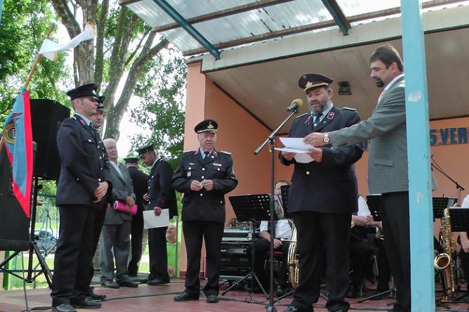 Auszeichnungen und Bef&ouml;rderungen (Foto: Karl-Heinz Herrmann)