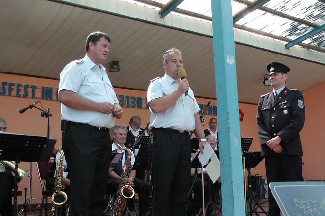 Auszeichnungen und Bef&ouml;rderungen (Foto: Karl-Heinz Herrmann)